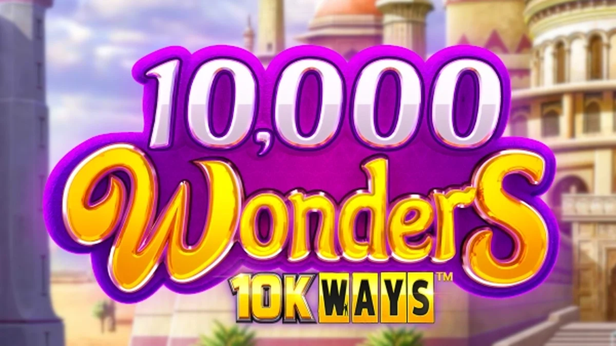 Interface do jogo 10,000 Wonders 10K Ways com temática de aventura
